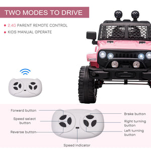 12V Electric Kids Ride-On Truck with Parent Remote Control Battery-Powered Toy Car Trend Times 5