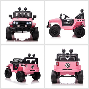 12V Electric Kids Ride-On Truck with Parent Remote Control Battery-Powered Toy Car Trend Times 6