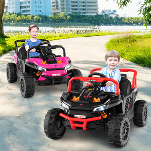12V Kids Ride-On Truck with Parental Remote Control and 3-Speed Forward & Reverse Functions Trend Times 2