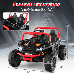 12V Kids Ride-On Truck with Parental Remote Control and 3-Speed Forward & Reverse Functions Trend Times 3