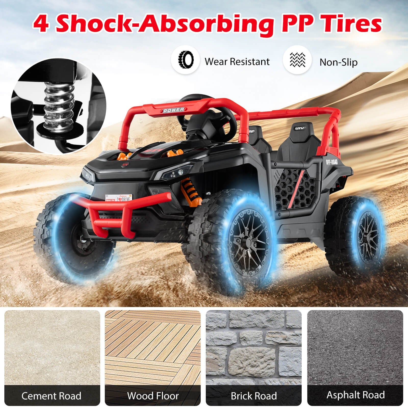 12V Kids Ride-On Truck with Parental Remote Control and 3-Speed Forward & Reverse Functions Trend Times 5