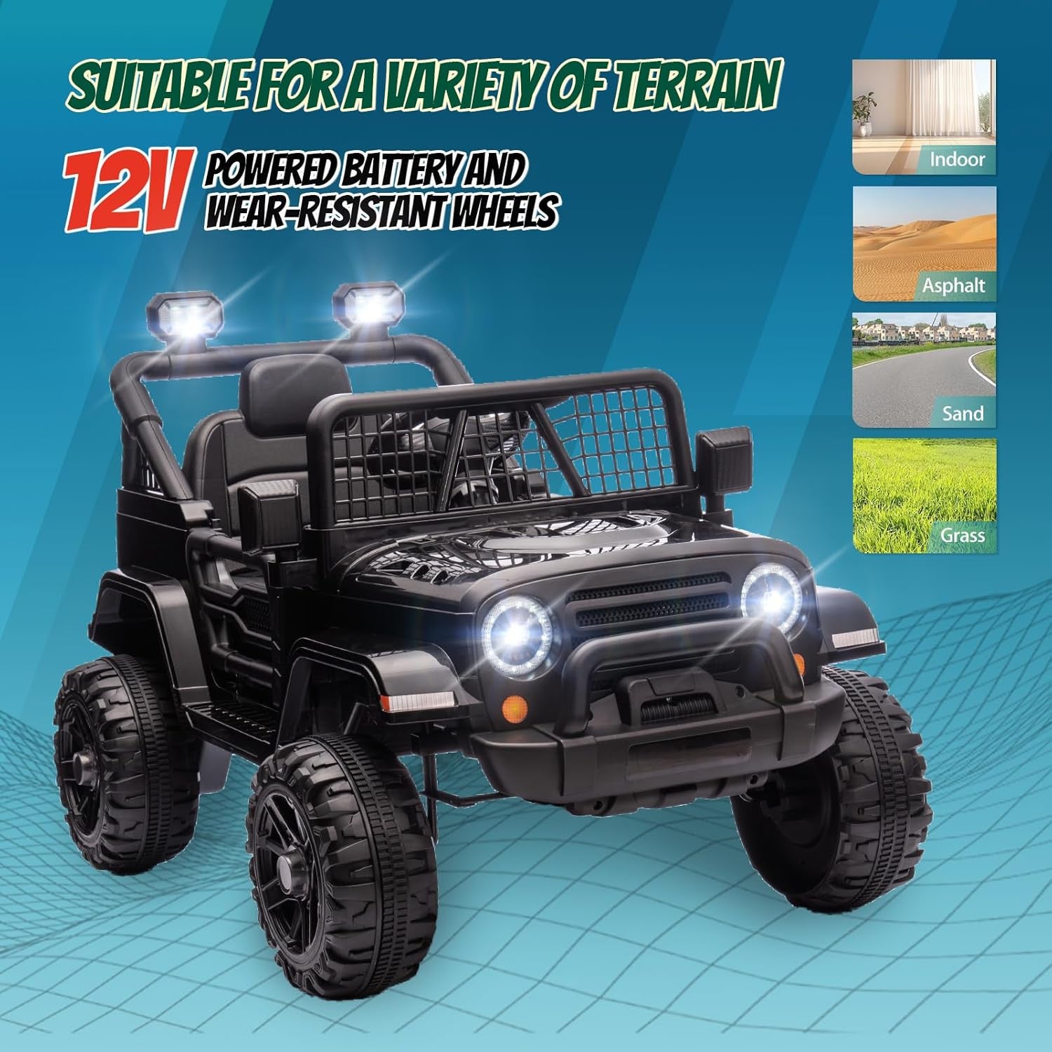 12V Battery-Powered Kids Ride-On Truck with Remote Control and 4 Wheels Trend Times 5