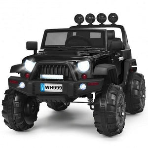 12V Kids Ride-On Truck with Remote Control and Double Magnetic Doors, Black Trend Times Variant 0