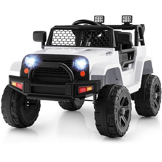 12V Kids Ride-On Truck with Remote Control and Headlights Black Trend Times 10