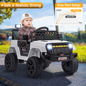 12V Kids Ride-On Truck with Remote Control and Built-In Music Player Trend Times 10