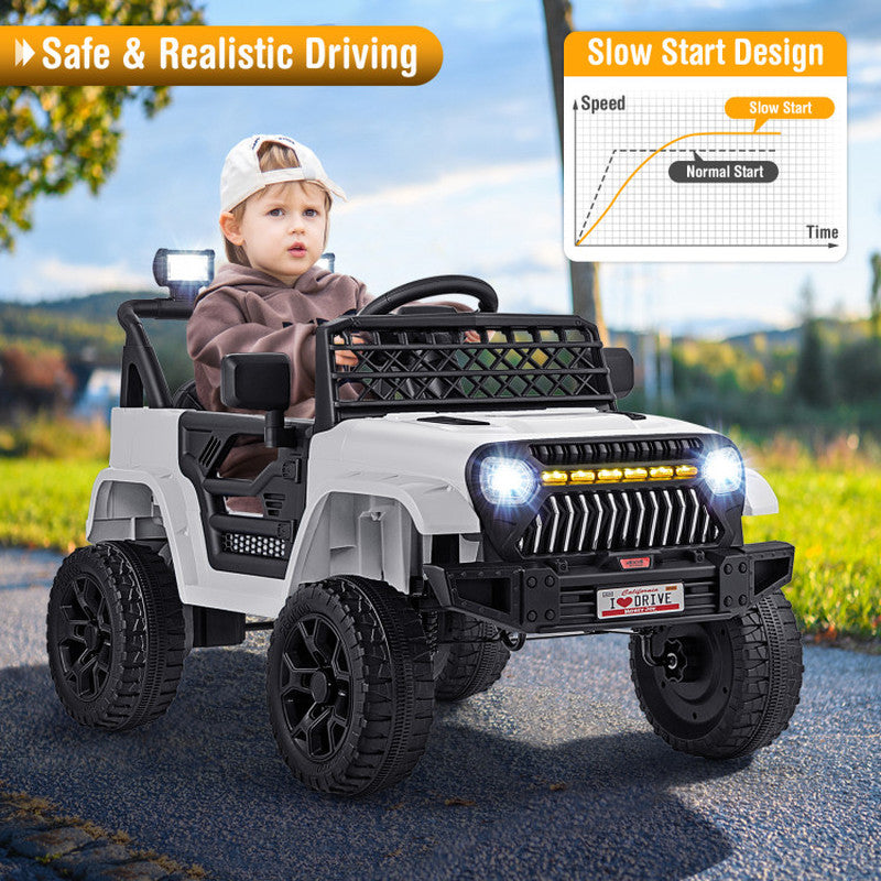 12V Kids Ride-On Truck with Remote Control and Built-In Music Player Trend Times 10
