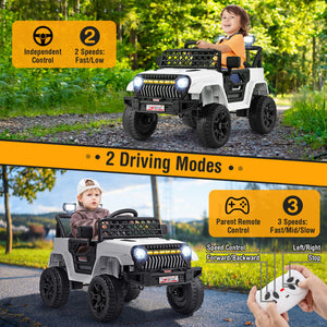 12V Kids Ride-On Truck with Remote Control and Built-In Music Player Trend Times 5