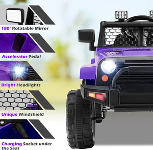 12V Kids Ride-On Truck with Safety Features and MP3 Player for Children Trend Times 5