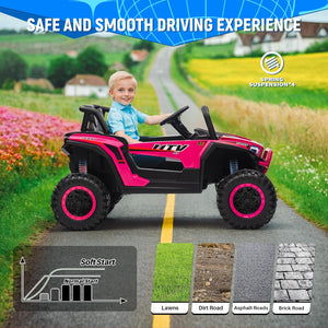 12V Electric Kids Ride-On 4-Wheeler UTV Car with Remote Control Off-Road Toy Trend Times 7