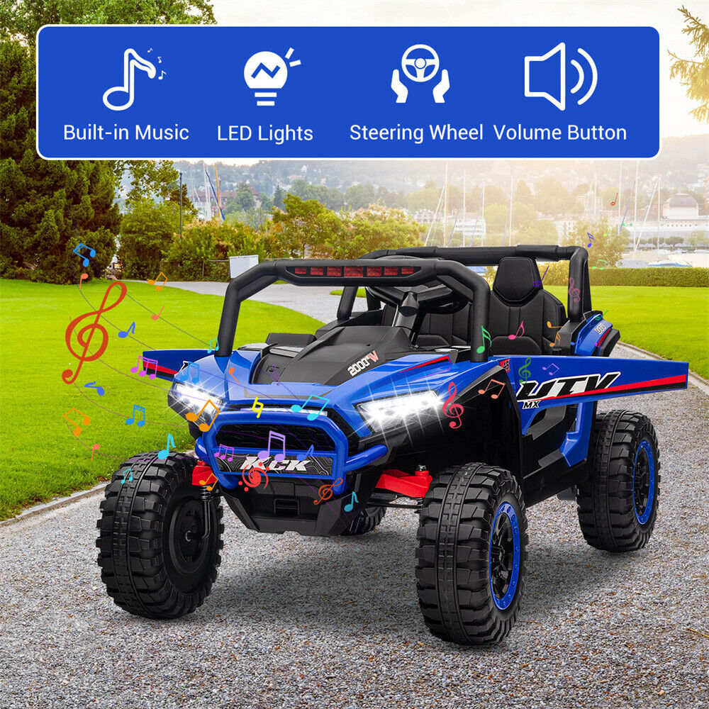 12V Electric Kids Ride-On UTV Car Toy 4-Wheeler Off-Road with Remote Control Trend Times 4