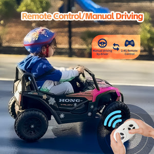12V Electric Kids Ride-On UTV Quad Car with Remote Control and LED Lights Trend Times 1