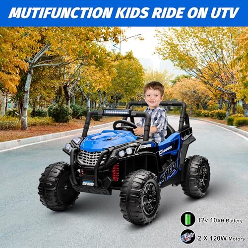 12V Kids Ride-On UTV Truck Car with Parent Remote Control and Dual Spring Suspension Trend Times 5