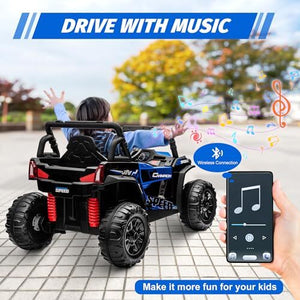 12V Kids Ride-On UTV Truck Car with Parent Remote Control and Dual Spring Suspension Trend Times 6