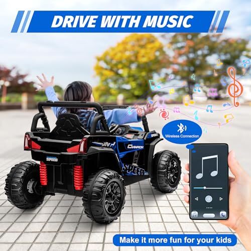 12V Kids Ride-On UTV Truck Car with Parent Remote Control and Dual Spring Suspension Trend Times 6