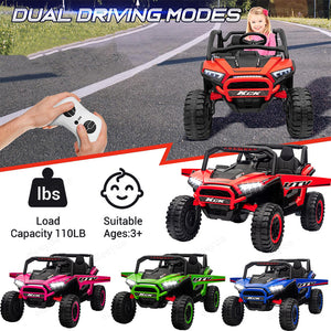 12V Kids 2-Seat Ride-On UTV Car Toy with MP3, LED Lights, and Remote Control Trend Times 7