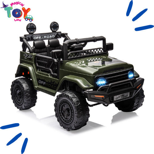 12V Kids Ride-On Car with Remote Control, Bluetooth Connectivity, and LED Lights for Ages 3-8 Trend Times 10