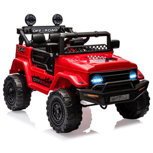 12V Kids Ride-On Car with Remote Control, Bluetooth Connectivity, and LED Lights for Ages 3-8 Trend Times 3