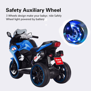 12V Three-Wheel Electric Motorcycle for Kids with Luminous Lights Trend Times 6