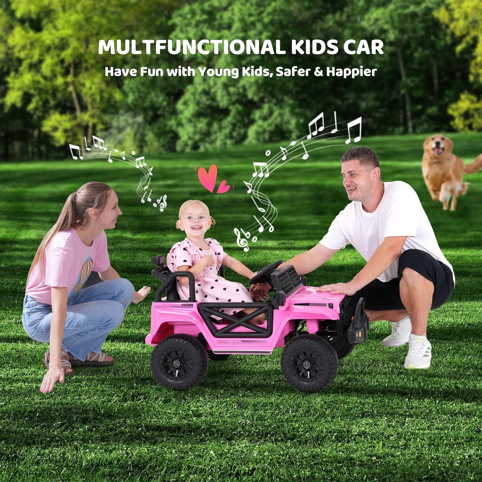 12V Electric Ride-On Truck for Toddlers with 7Ah Large Battery Trend Times 4