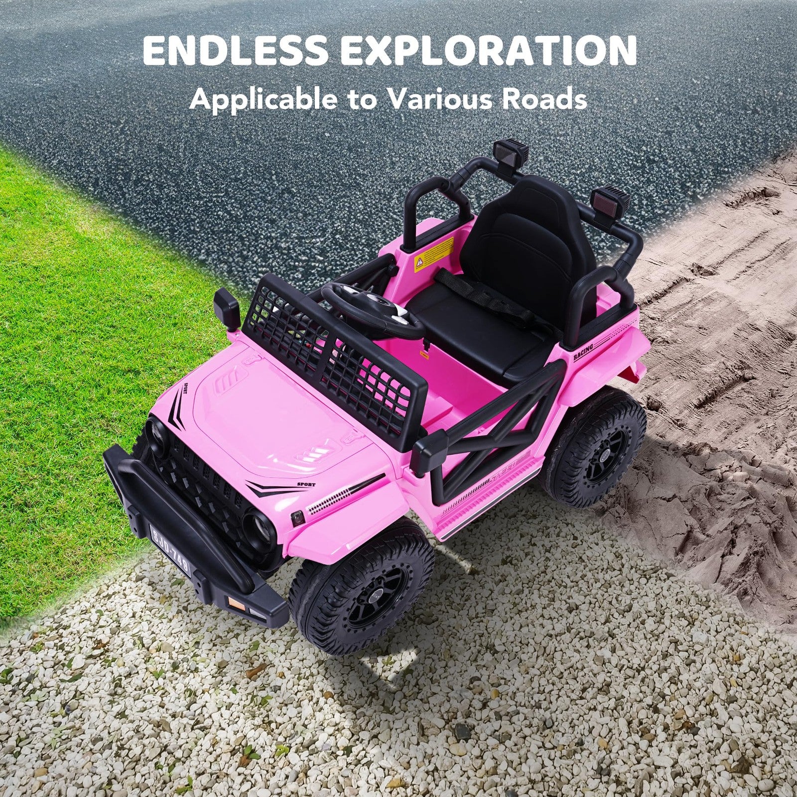 12V Electric Ride-On Truck for Toddlers with 7Ah Large Battery Trend Times 5