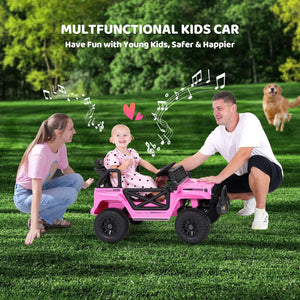 12V Electric Ride-On Jeep Truck for Toddlers with 7Ah Large Battery Trend Times 6