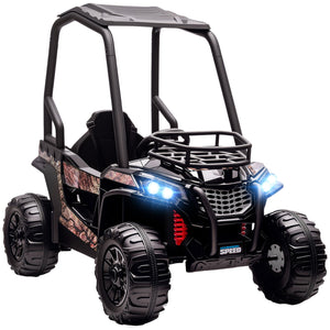 12V Kids UTV with Music, Lights, MP3 USB, Suspension, Camo Design Trend Times 2