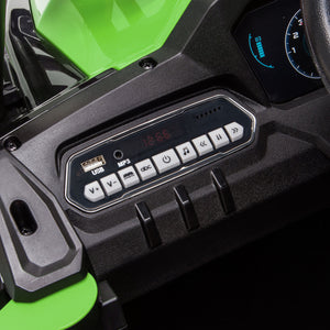 12V Kids UTV with Music, Lights, MP3/USB, Suspension, Green Trend Times 10