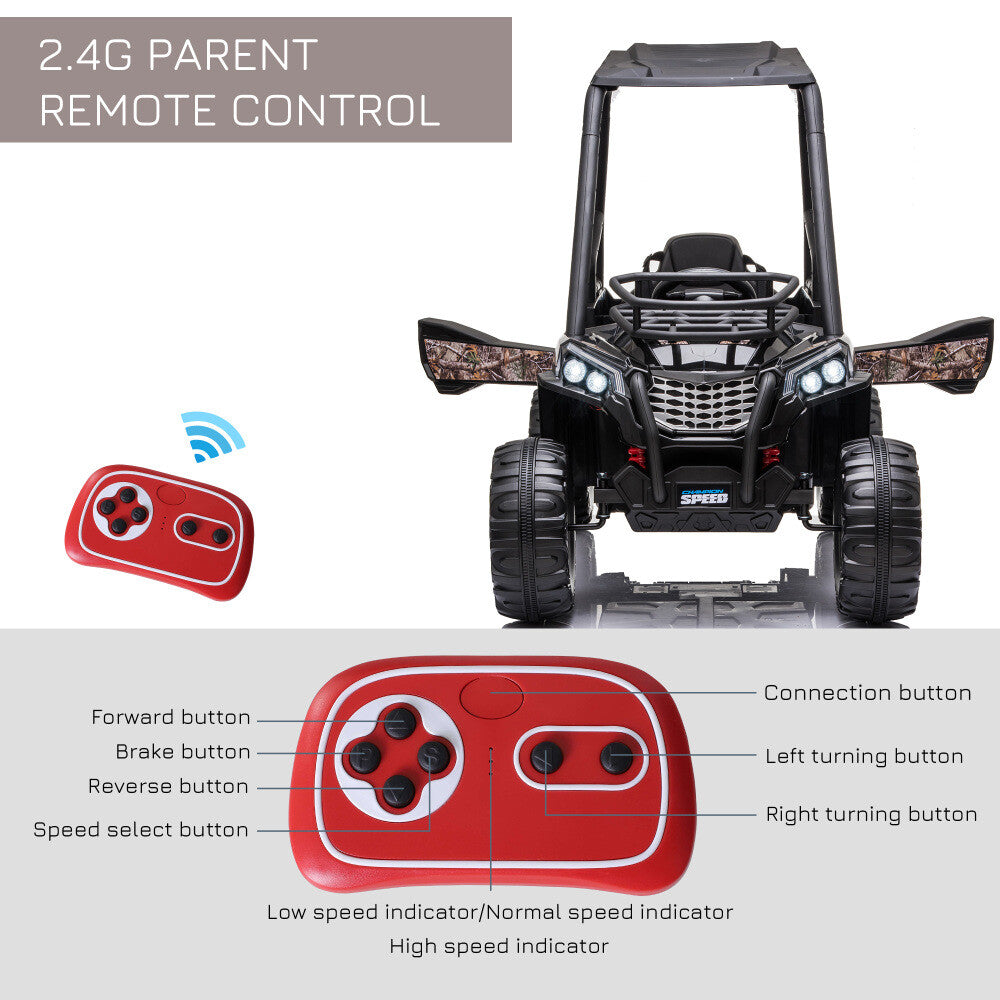 12V Kids Electric UTV Ride-On Car with Music, Lights, MP3 USB, and Suspension System Trend Times 2