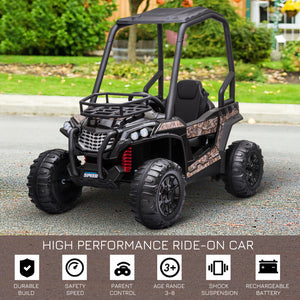 12V Kids Electric UTV Ride-On Car with Music, Lights, MP3 USB, and Suspension System Trend Times 4