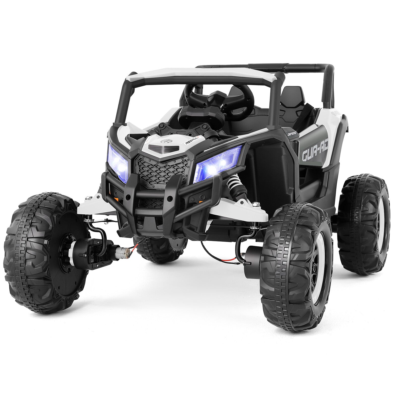 12V Kids Electric Off-Road Ride-On UTV Vehicle with Music, Remote Control, and LED Lights Trend Times 21
