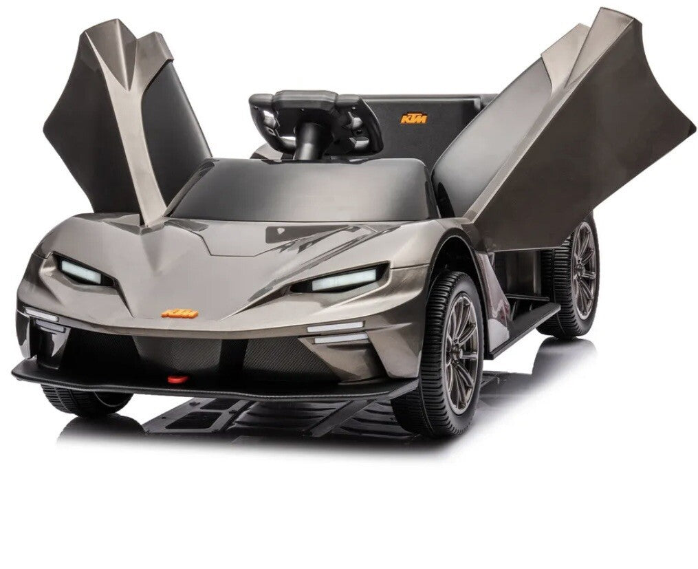 12V Ride-On Car Toy for Ages 3-6 with Bluetooth and LED Lights, No Remote Control Trend Times 0
