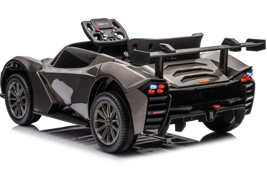 12V Ride-On Car Toy for Ages 3-6 with Bluetooth and LED Lights, No Remote Control Trend Times 3