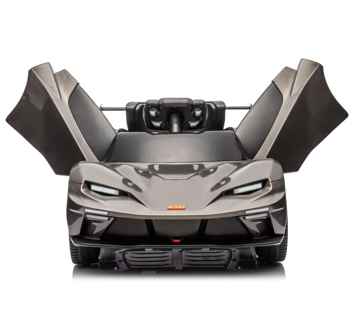 12V Ride-On Car Toy for Ages 3-6 with Bluetooth and LED Lights, No Remote Control Trend Times 4