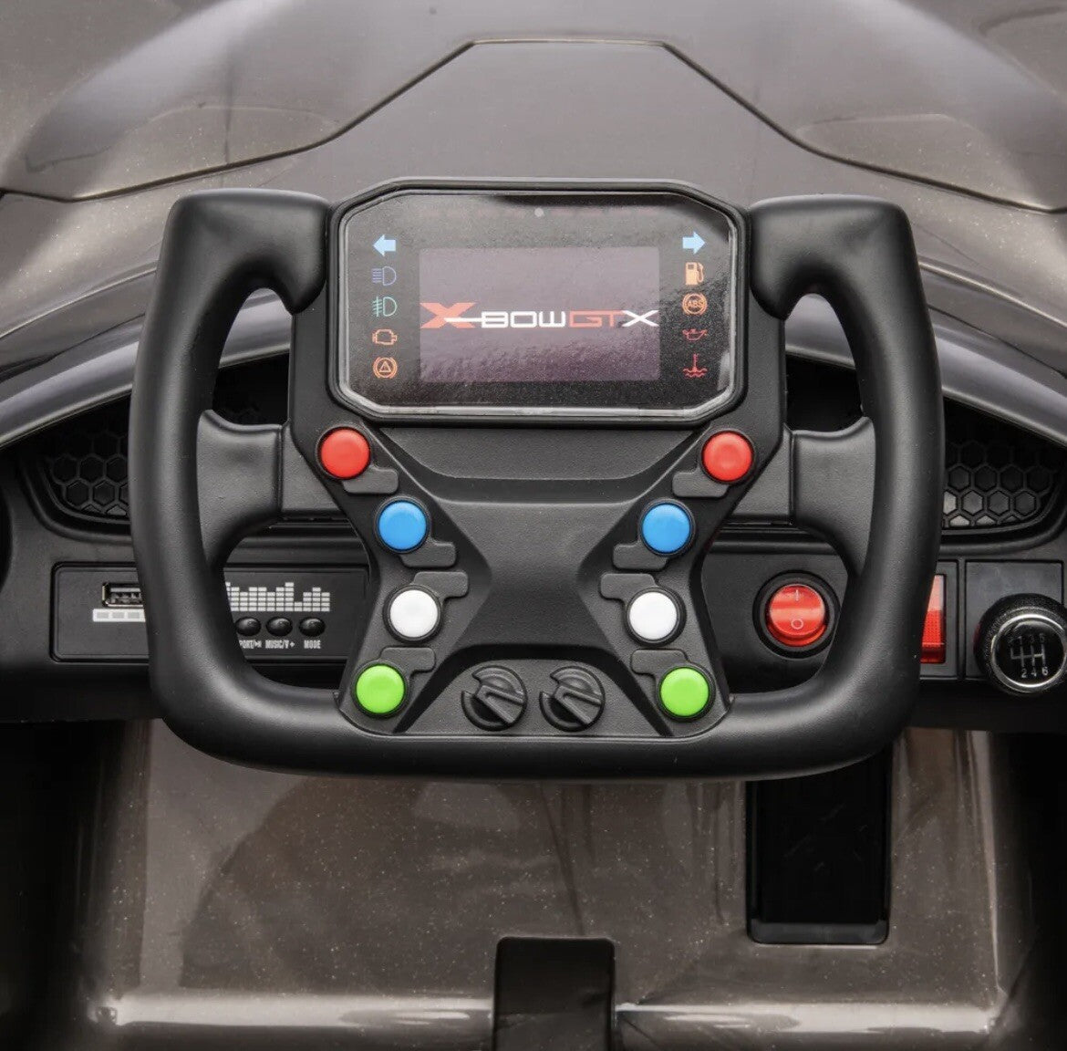 12V Ride-On Car Toy for Ages 3-6 with Bluetooth and LED Lights, No Remote Control Trend Times 7