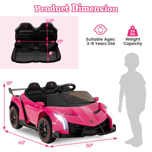 12V 4WD Kids Ride-On Sports Car Battery Powered with Power Adapter Trend Times 1