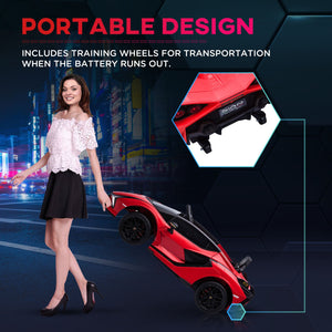 12V Licensed Lamborghini SIAN Electric Ride-On Car for Kids in Red Trend Times 9