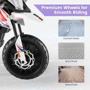 12V Licensed Kids Electric Ride-On Dirt Bike with Lights and Music Trend Times 7