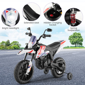 12V Licensed Kids Electric Ride-On Dirt Bike with Lights and Music Trend Times 8
