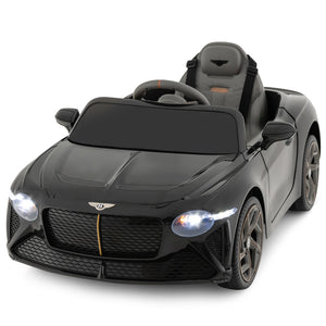 12V Licensed Bentley Bacalar Kids Electric Ride-On Car with Remote Control Black Trend Times 9