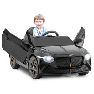 12V Licensed Bentley Bacalar Kids Electric Ride-On Car with Remote Control Black Trend Times Variant 0