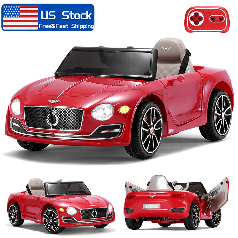 12V Licensed Bentley Style Electric Ride-On Car for Kids with Remote Control Trend Times 0
