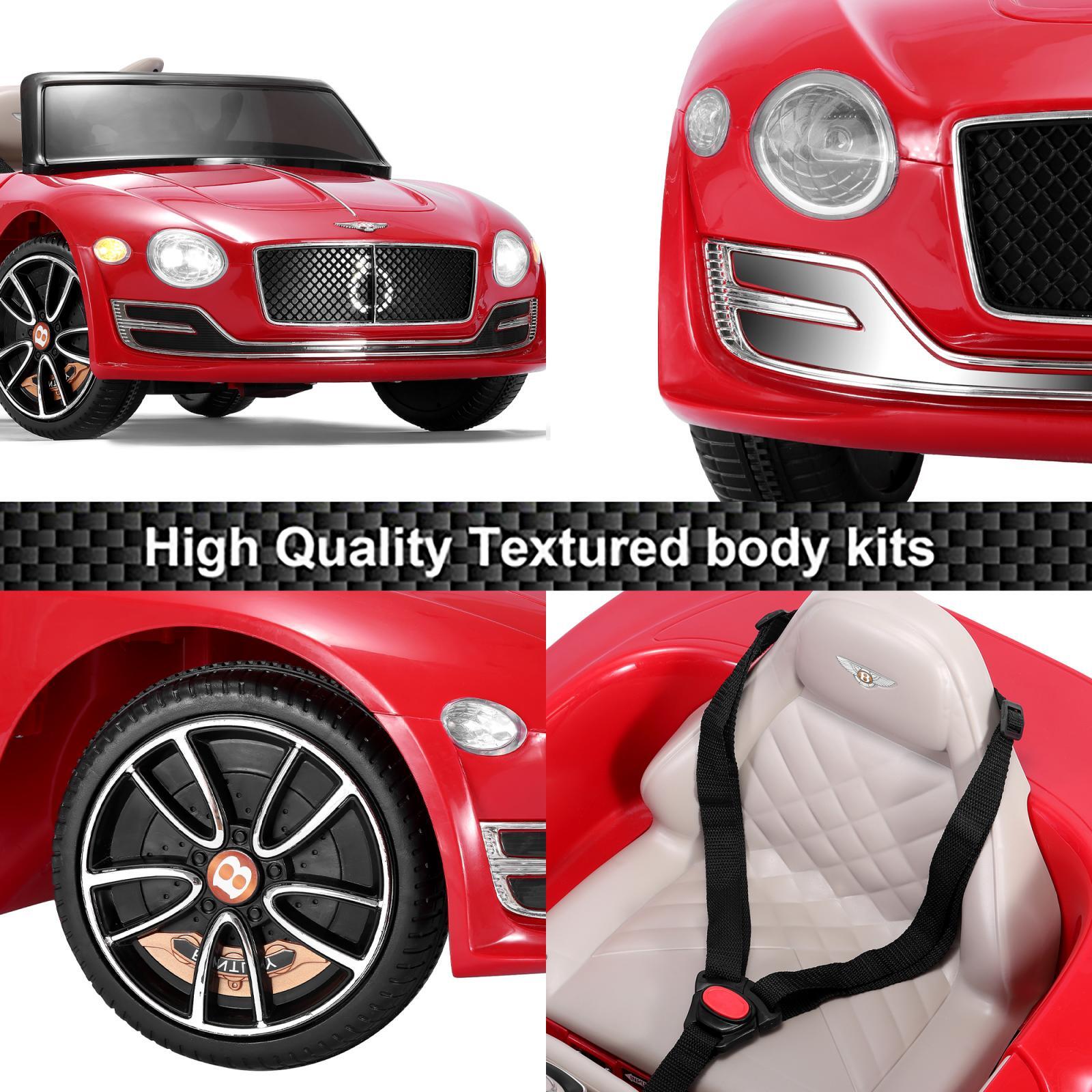12V Licensed Bentley Style Electric Ride-On Car for Kids with Remote Control Trend Times 9
