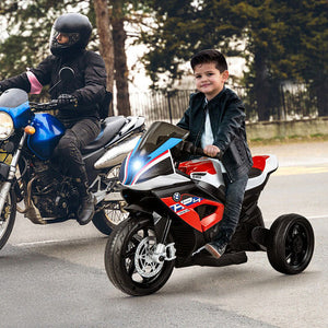 12V Licensed BMW Red Ride-On Motorcycle Toy for Kids 3 to 8 Years Old Trend Times 1