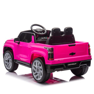 12V Licensed Chevrolet Silverado Ride-On Truck with Remote Control and 4 Wheels for Kids Trend Times 10