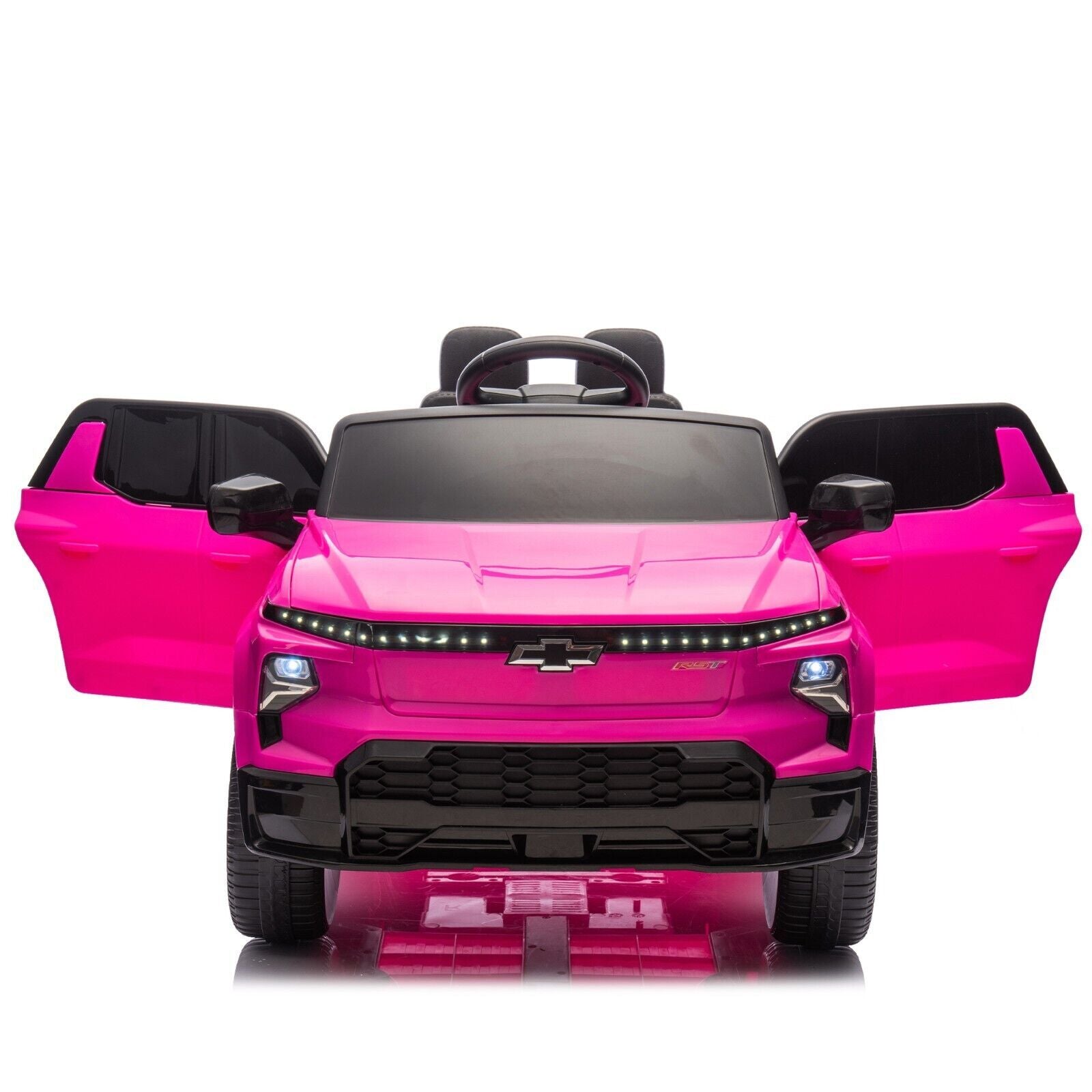 12V Licensed Chevrolet Silverado Ride-On Truck with Remote Control and 4 Wheels for Kids Trend Times 8
