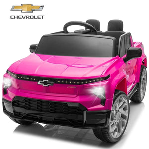 12V Licensed Chevrolet Silverado Ride-On Truck with Remote Control and 4 Wheels for Kids Trend Times Variant 0