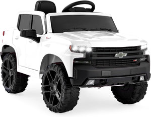 12V Licensed Chevrolet Silverado Electric Ride-On Truck Toy with Parent Remote Control Trend Times Variant 0
