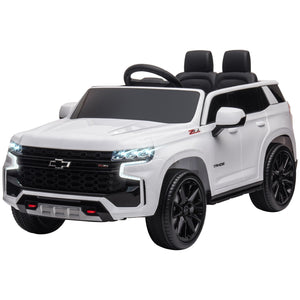 12V Licensed Chevrolet Tahoe Kids Ride-On Toy with Music and Suspension System Trend Times 3