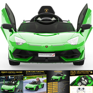 12V Licensed Lamborghini Kids Electric Ride-On Car with Remote Control Toy Trend Times 9