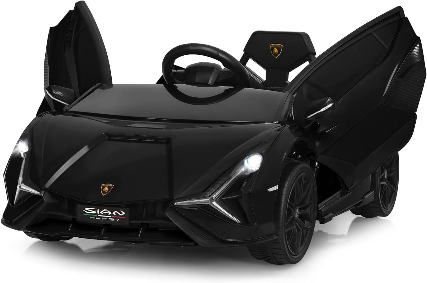 12V Licensed Lamborghini Sian Kids Ride-On Car with Parent Remote Control Trend Times 0